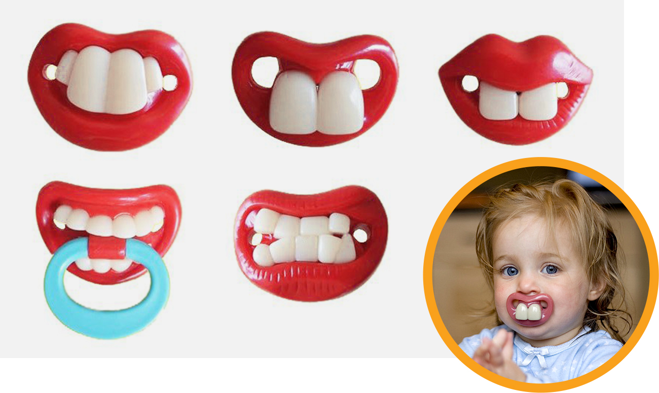 Как пустышки влияют на зубы ребенка?