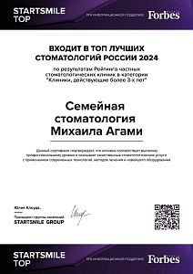 Семейная стоматология Михаила Агами - лицензия на осуществление медицинской деятельности